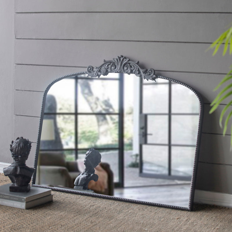 Classic Design Arch Mirror And Baroque Inspired Frame For Living Room Bathrrom Enterway Console