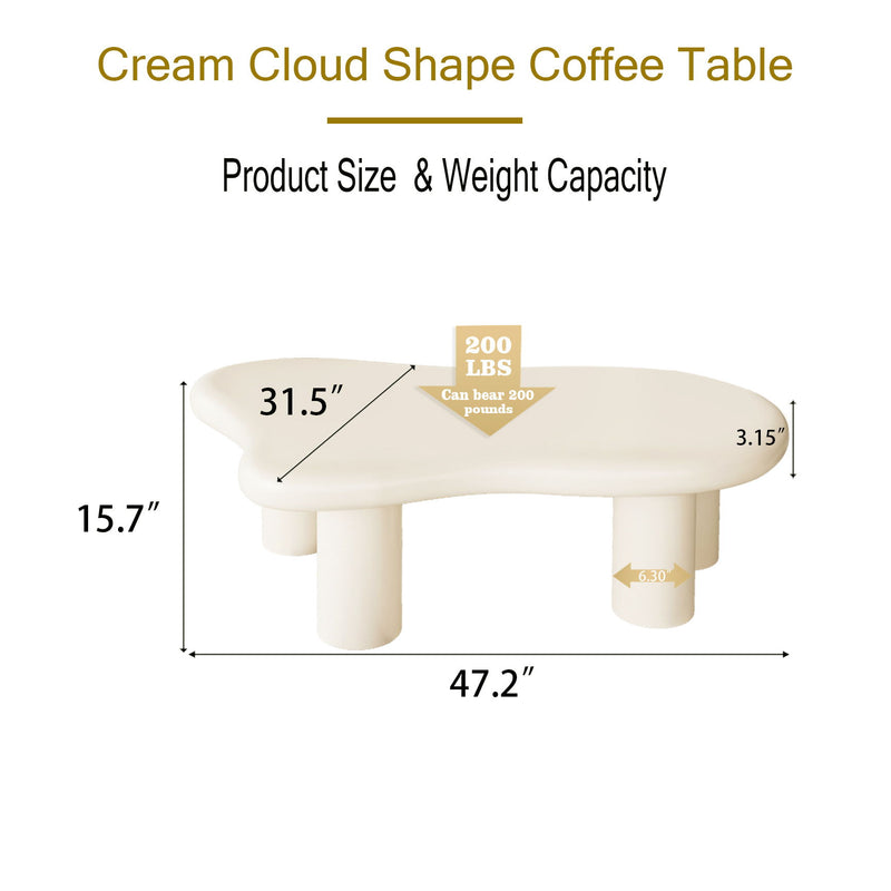 Cloud Shaped Coffee Table For Living Room