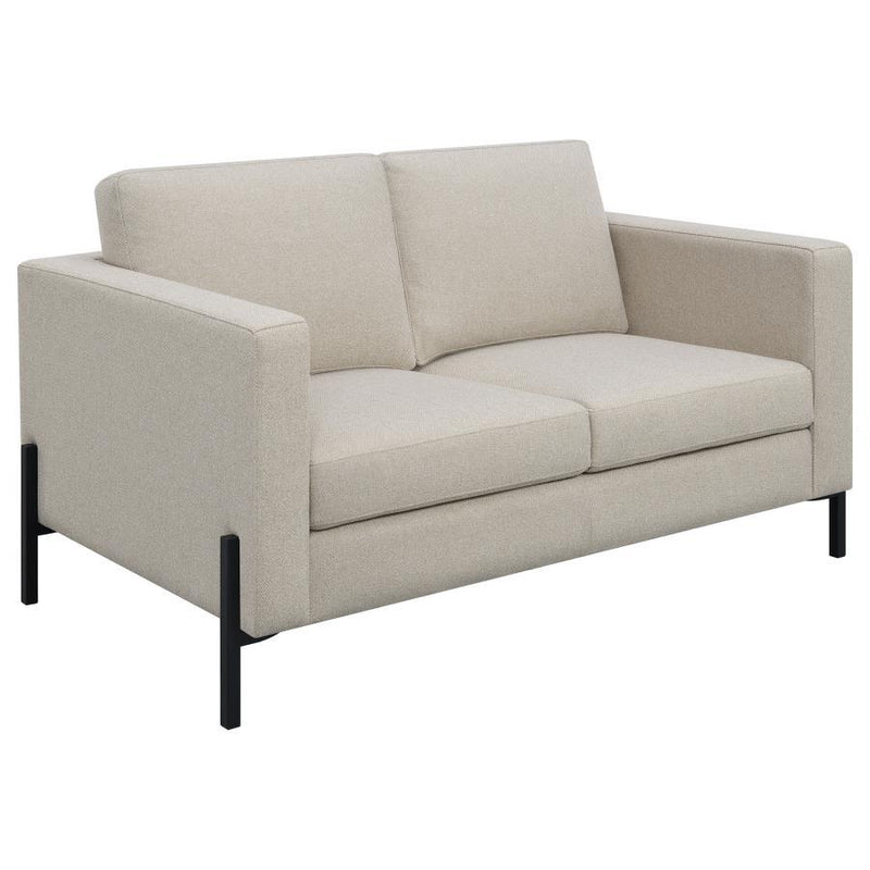 Tilly - Upholstered Track Arm Sofa Set