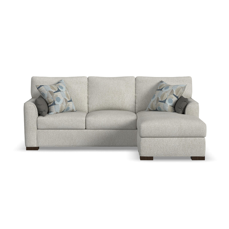 Jasper - Stationary Reversible Chaise Sofa - White