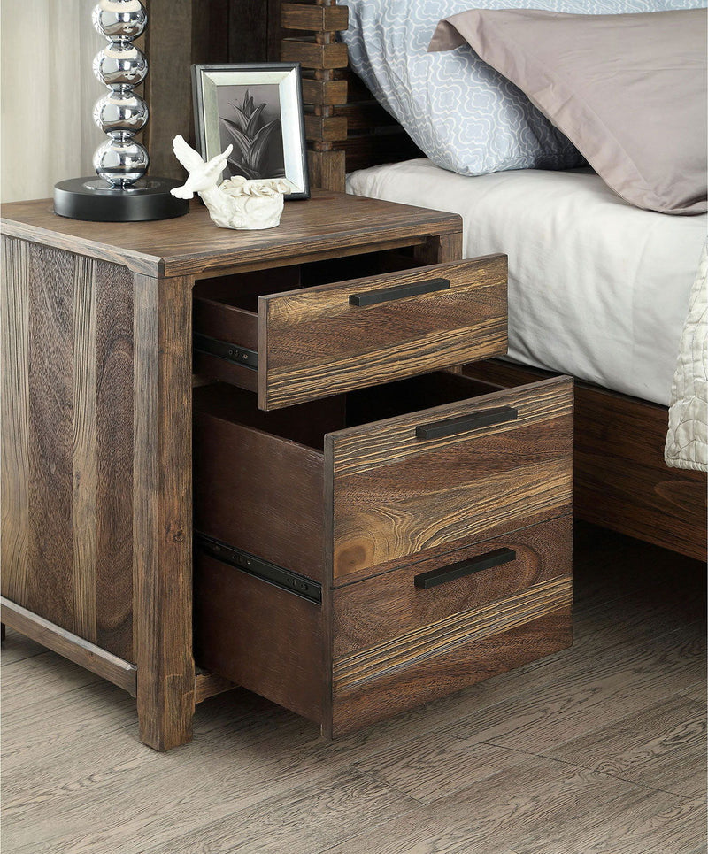 Hankinson - Nightstand - Rustic Natural Tone