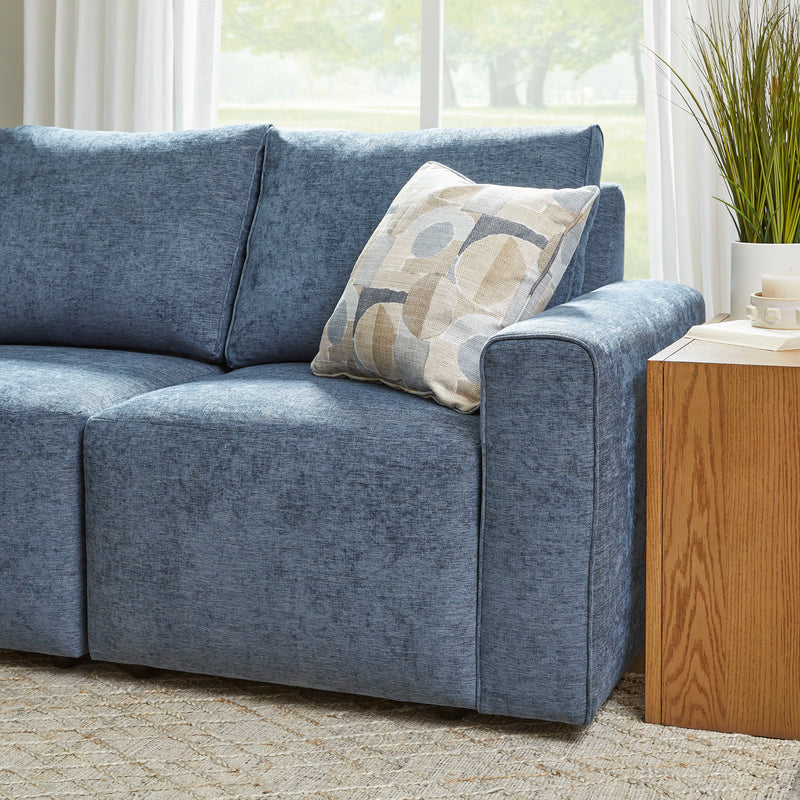 Dawson - Stationary Sofa - Blue