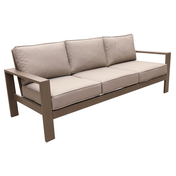 Sofa, Wood Grained - Light Brown