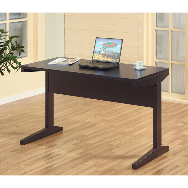 Writing Desk, Home Office I-Shaped Legs Desk - Red Cocoa