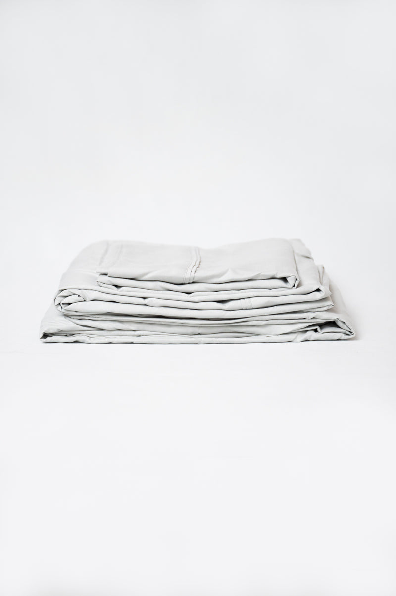 4 Piece King Bamboo Hypoallergenic Sheet Set - Pewter