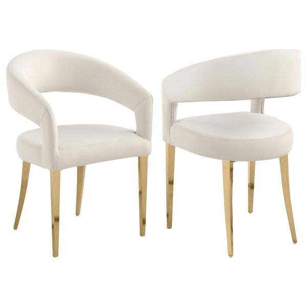 Galiano Velvet - Upholstered Dining Arm Chair (Set of 2)