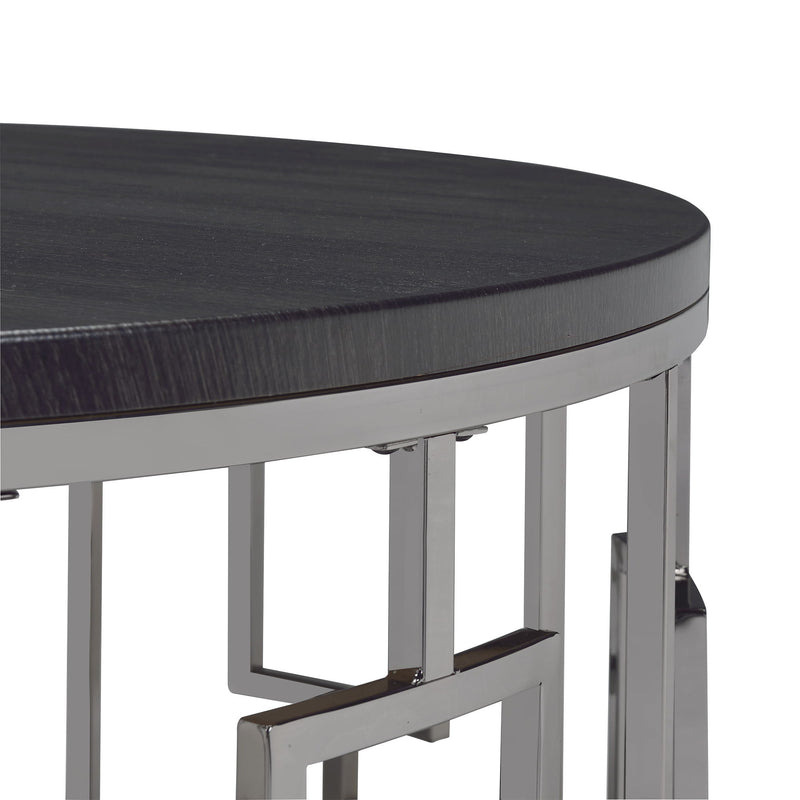 Ester - Round End Table - Chrome