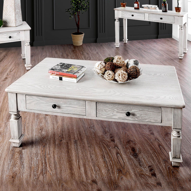 Joliet - Coffee Table - Antique White