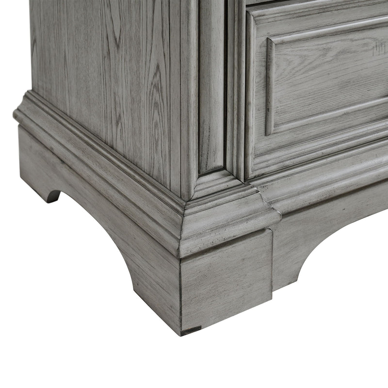 Glenmore - 5-Drawer Chest - Aged Gray