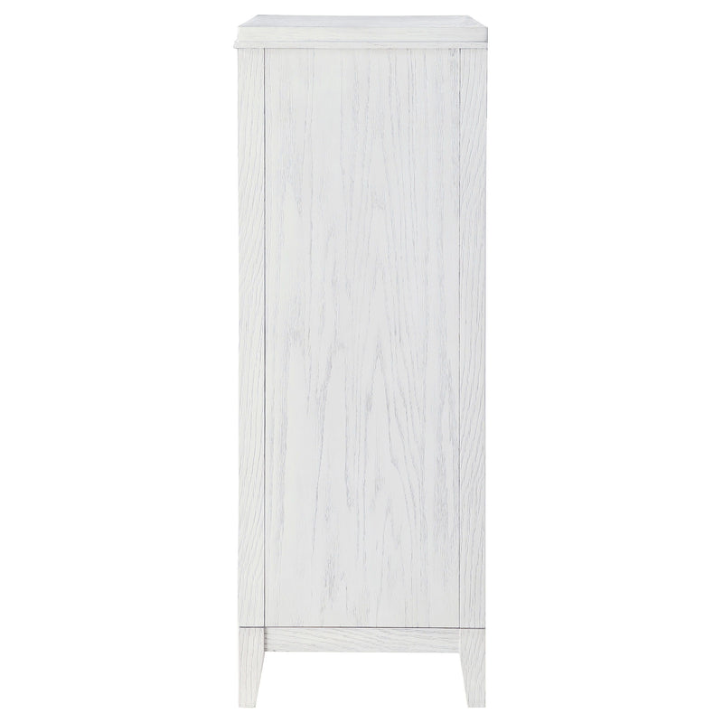 Marielle - 5 Drawer Bedroom Chest - Distressed White