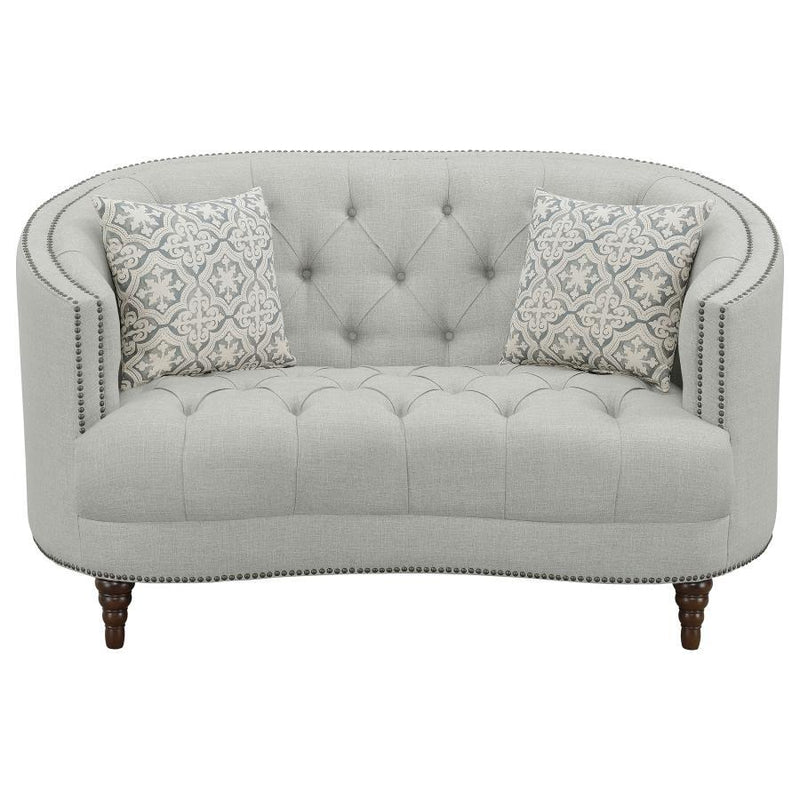 Avonlea - Upholstered Sloped Arm Sofa Set Fabric