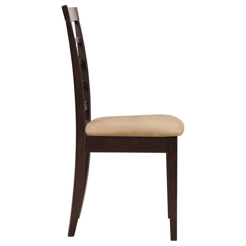 Kelso - Lattice Back Dining Chairs (Set of 2) - Cappuccino