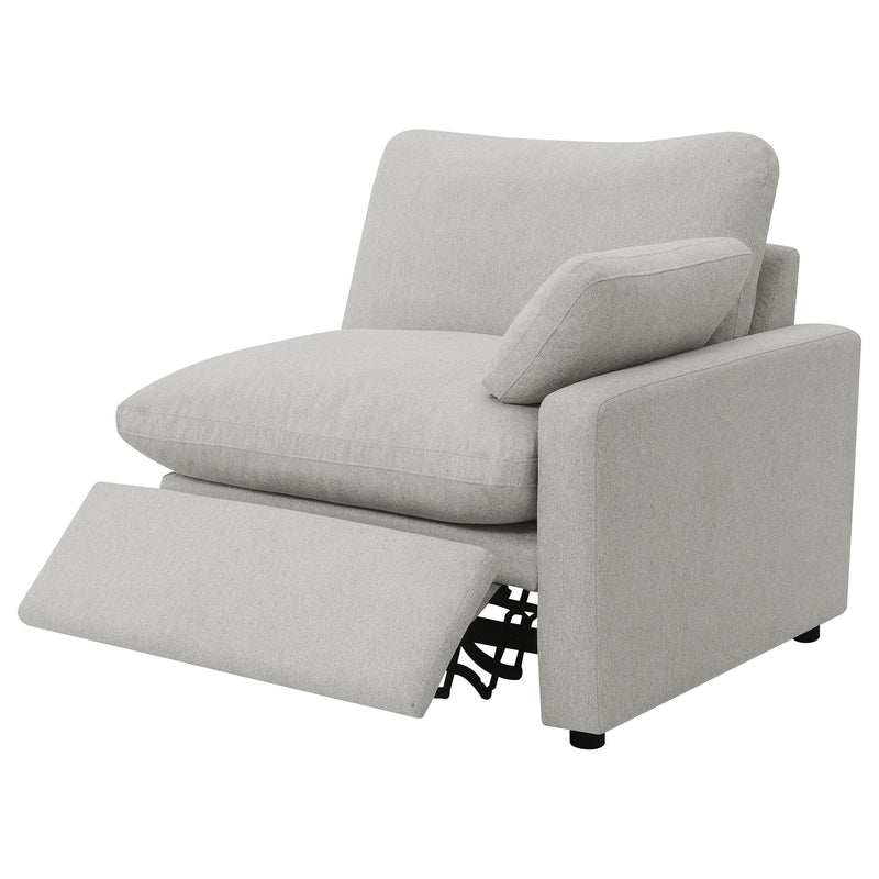 Collins - 3-Piece Upholstered Power Reclining Sofa - Gray