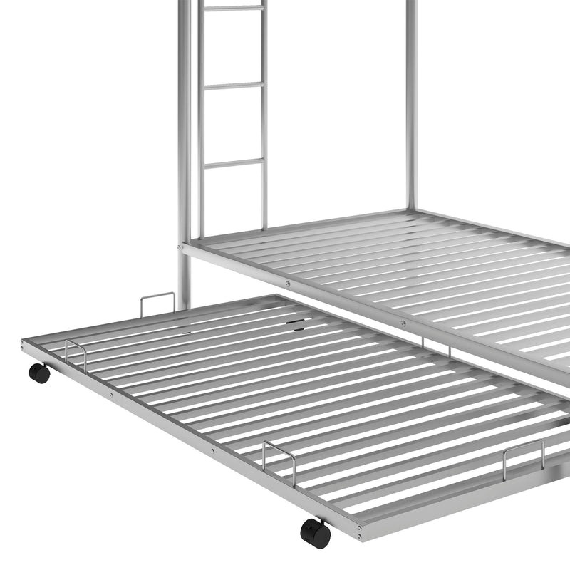 Twin Over Twin Bunk Bed With Trundle