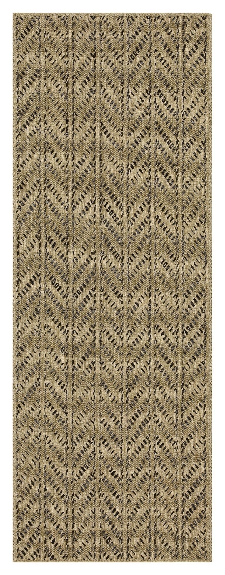 Earth - 5'3" X 7'3" Indoor / Outdoor Area Rug - Natural / Black