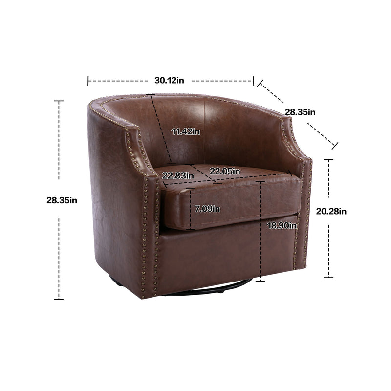 Coolmore - Swivel Chair Living Room Chair