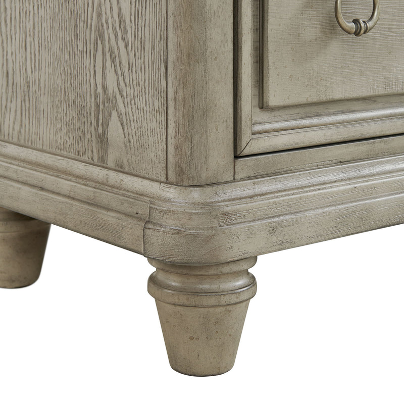 Whit-Ash - 5-Drawer Chest - Light Gray