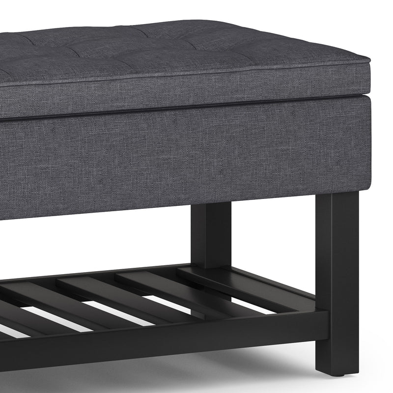 Cosmopolitan - Storage Ottoman Bench with Open Bottom