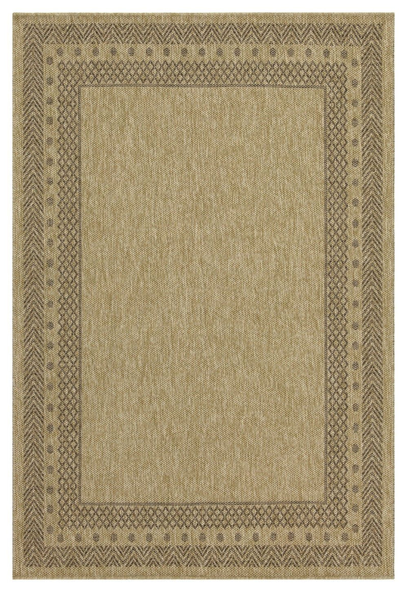 Earth - 2'7" X 7'3" Polypropylene, Indoor / Outdoor Area Rug - Jute / Mocha