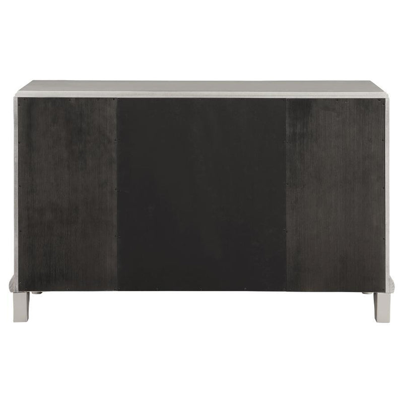 Bling Game - Dining Sideboard Buffet Cabinet - Metallic Platinum