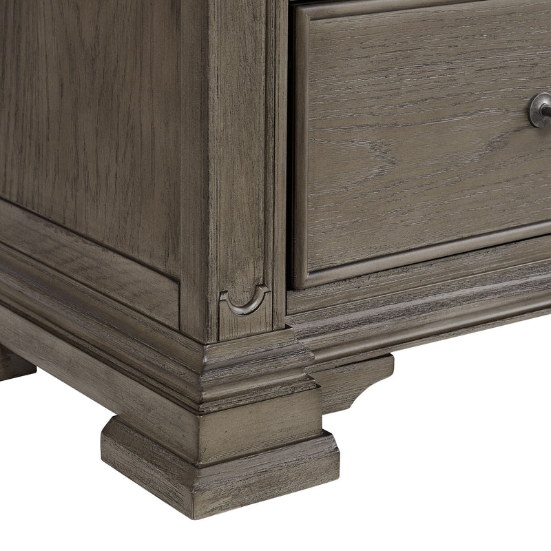 Kings Court - 1 Door And 7 - Drawer Chest - Gray