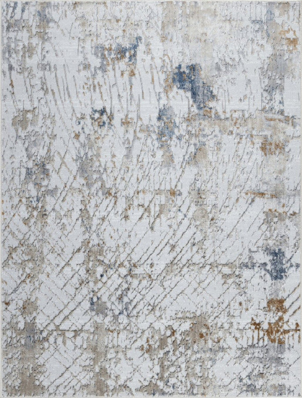 Textures - 7'10" X 9'10" Area Rug - White