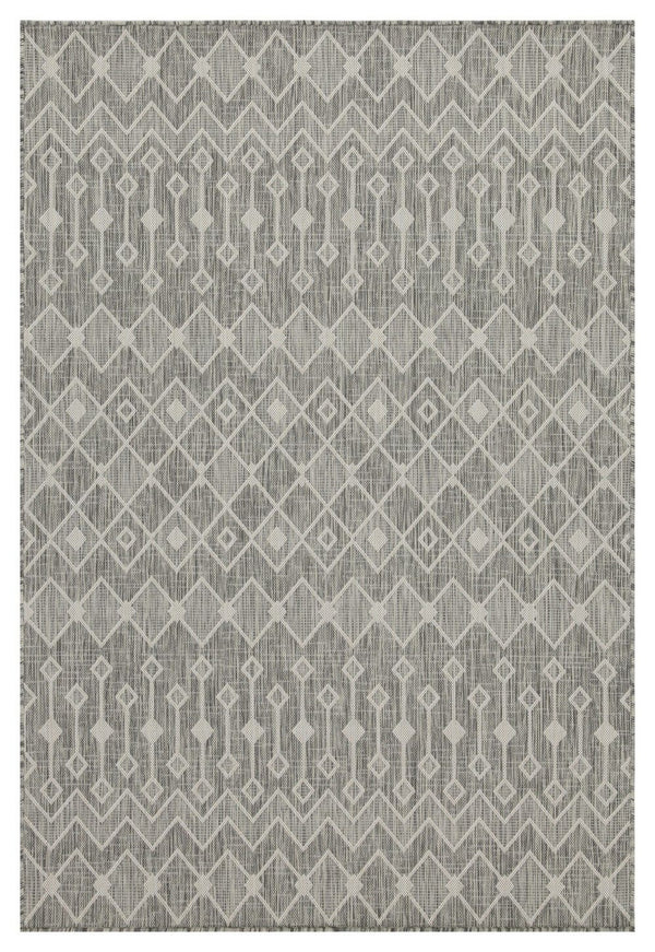 Sunshine - 5'3" X 7'3" Indoor & Outdoor Area Rug Polypropylene - Silver