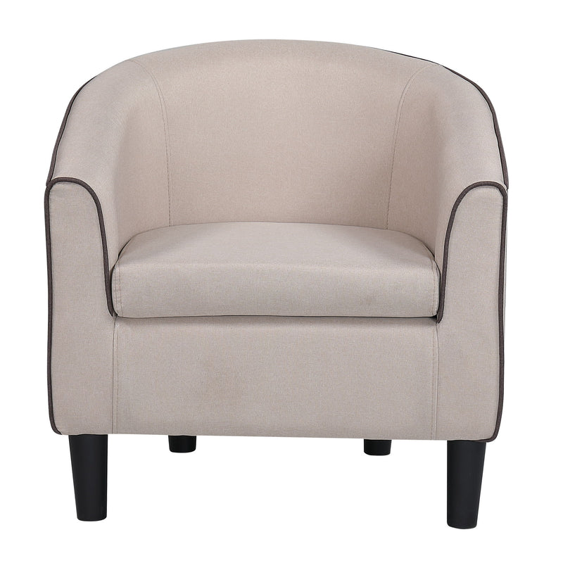 Accent Chair, Modern Accent Arm Chair, Suit For Living Room Bedroom Small Spaces Apartment Office - Beige