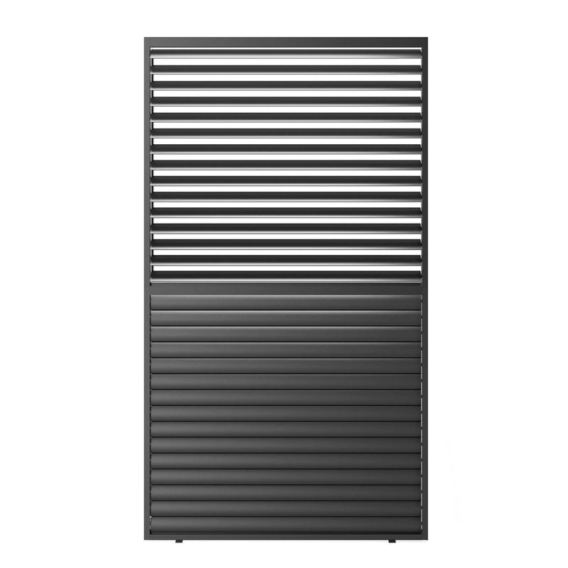 Louver Grille 1 / 3 10Ft Frame & Louvers - Black