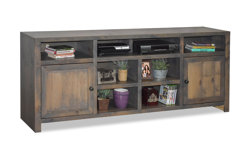 Joshua Creek - 84" TV Stand - Barnwood