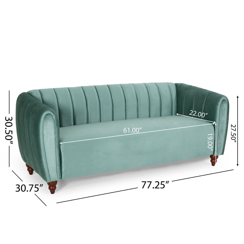 3 Seater Sofa Modern Glam Design