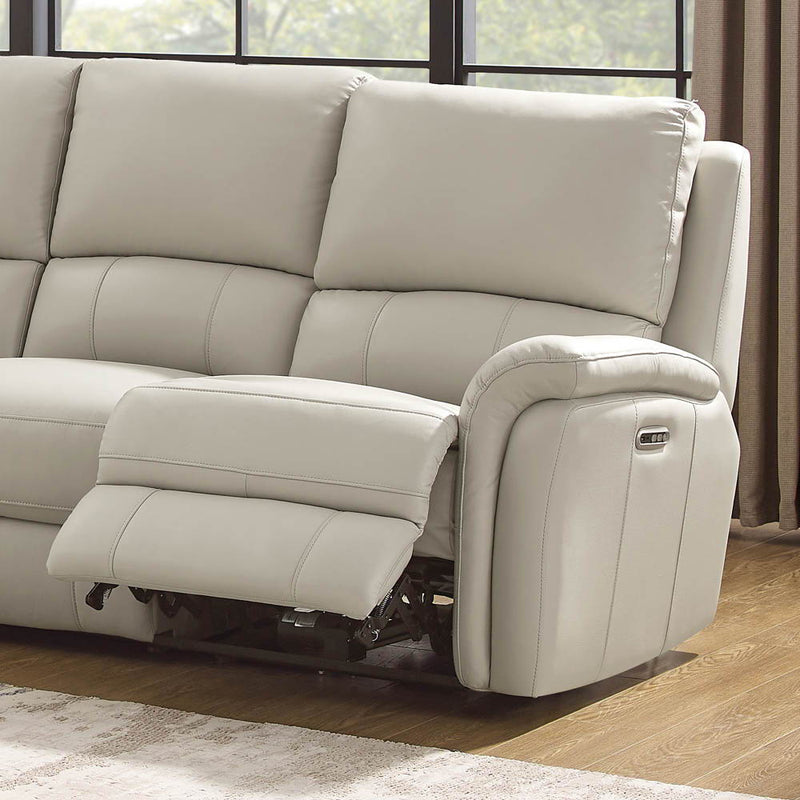 Erindale - Power Headrest Zero Gravity Reclining Sofa - Off White