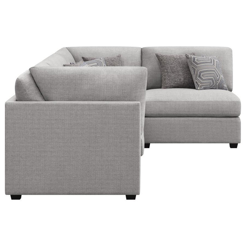 Cambria - 4 Piece Upholstered Modular Sectional Sofa - Gray