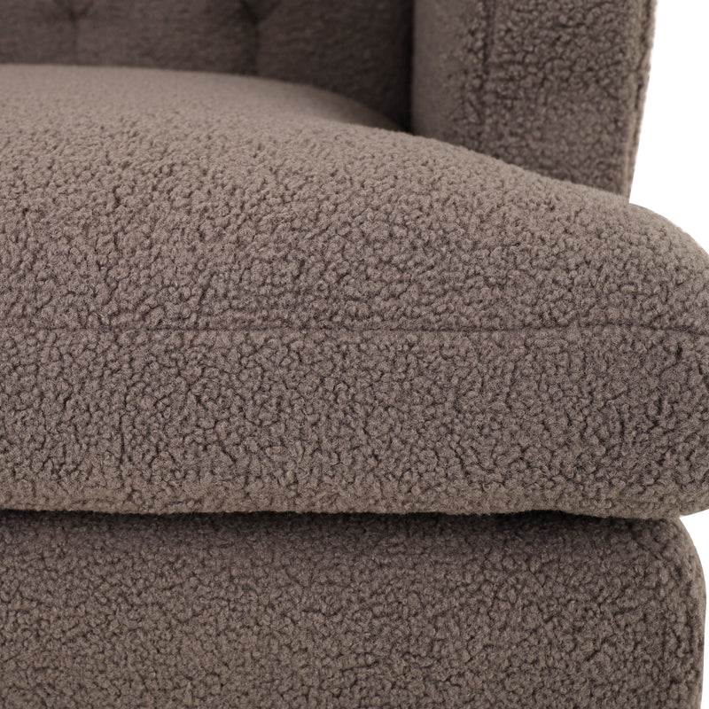 Upholstered Accent Chair Tufted Armchair For Living Room And Bedroom