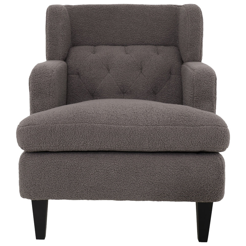 Upholstered Accent Chair Tufted Armchair For Living Room And Bedroom