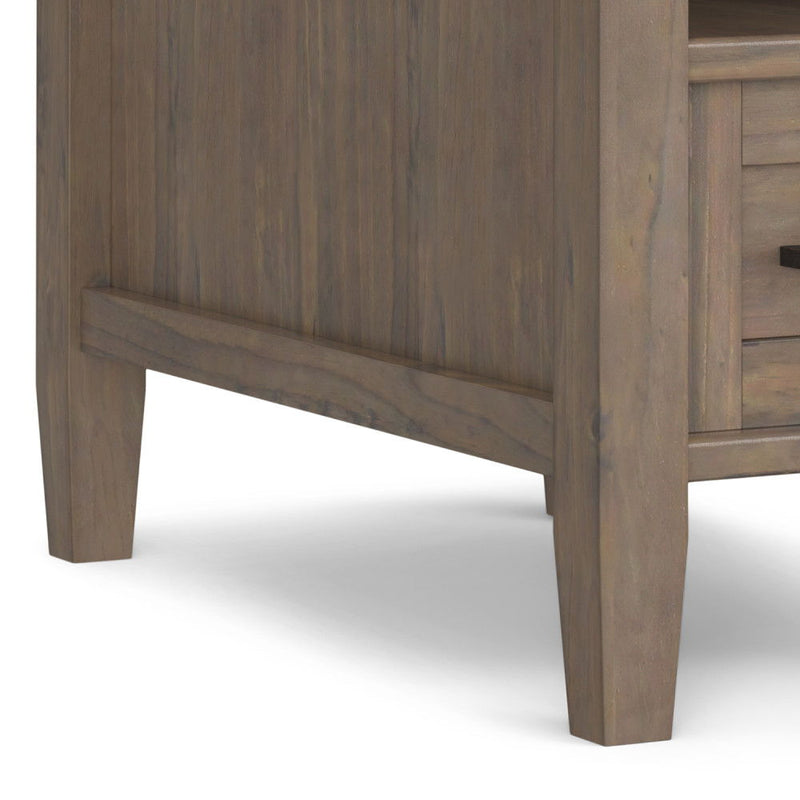 Ela - Narrow End Table - Brown