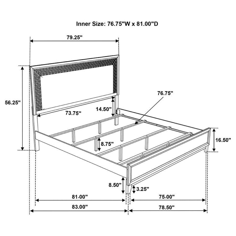 Valencia - Wood Panel Bed