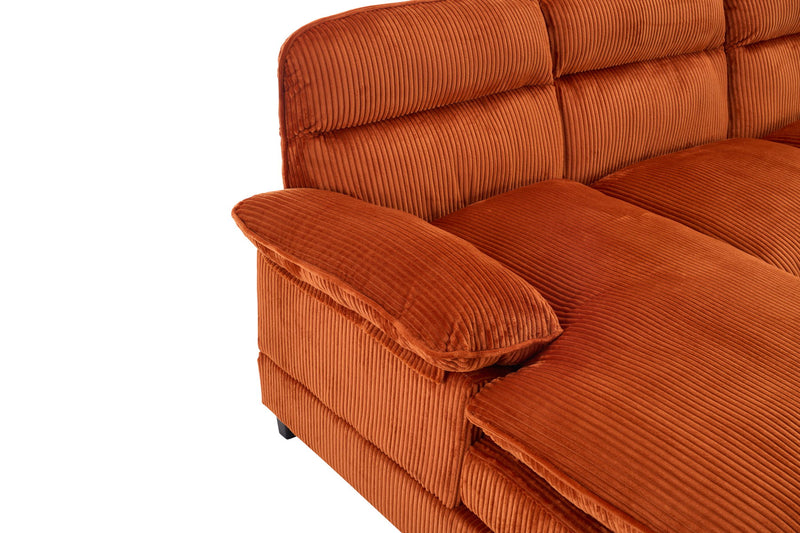 U-Shaped Profile Sofa, Including Two Single Seats And Two Chaise, Modular Sofa, Corduroy Sofa