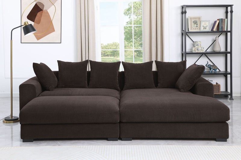 Duke - 4 Piece Upholstered Sectional