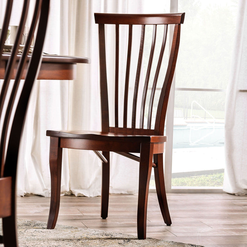 Gresham - Side Chair (Set of 2) - Dark Cherry