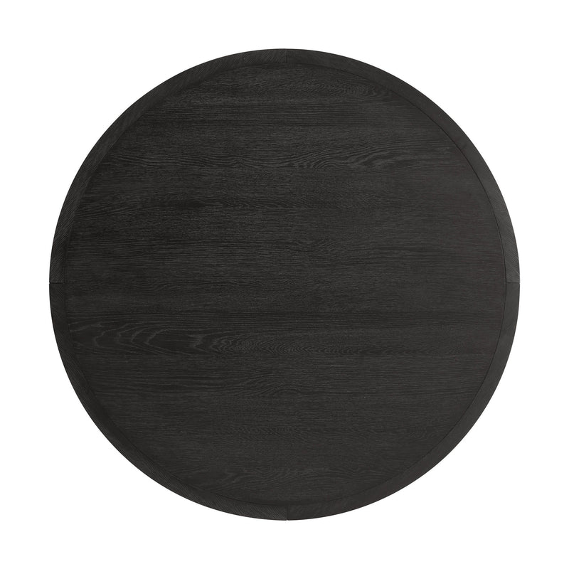 Versailles - Contemporary Round Dining Table - Black