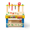 Kids Furniture - Wooden Play Tool Workbench Set For Kids Toddlers