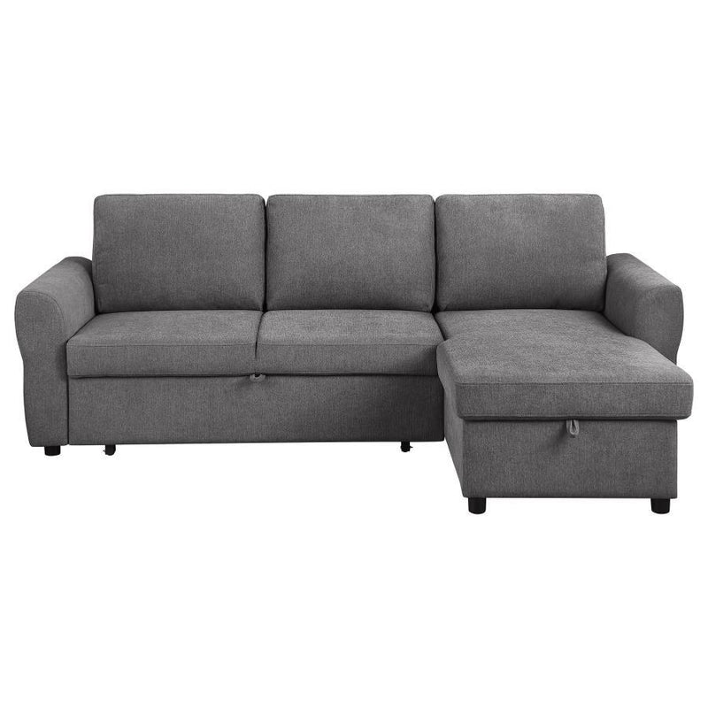 Samantha - Upholstered Storage Sleeper Sectional Sofa