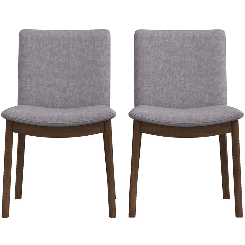 Laura - Mid-Century Modern Solid Wood Dining Chair (Set of 2)