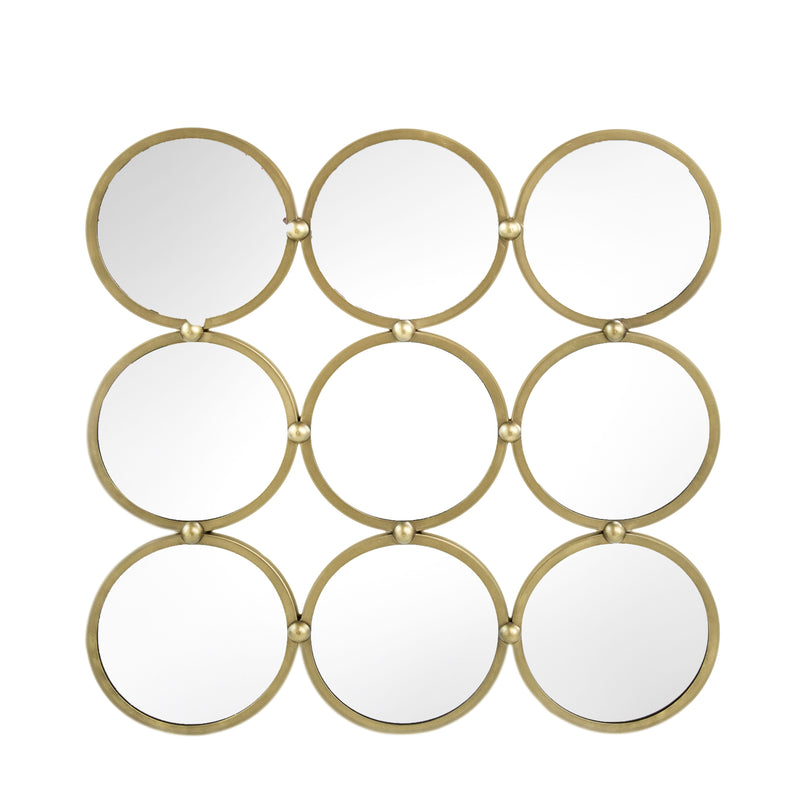 Contemporary Decorative Mirror With Mininalist Style For Bedroom, Liveroom & Entryway - Champagne