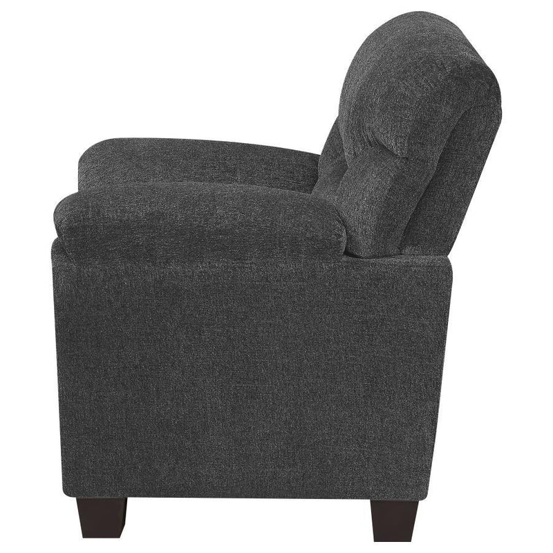 Clementine - Upholstered Padded Arm Accent Chair