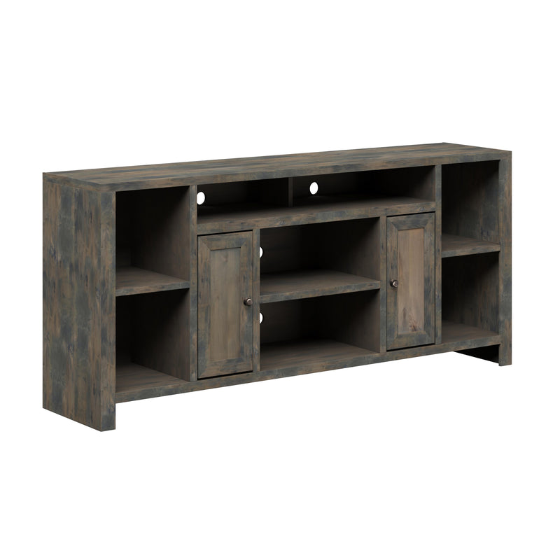 Joshua Creek - 74" TV Stand Console For TVs Up To 85" - Barnwood