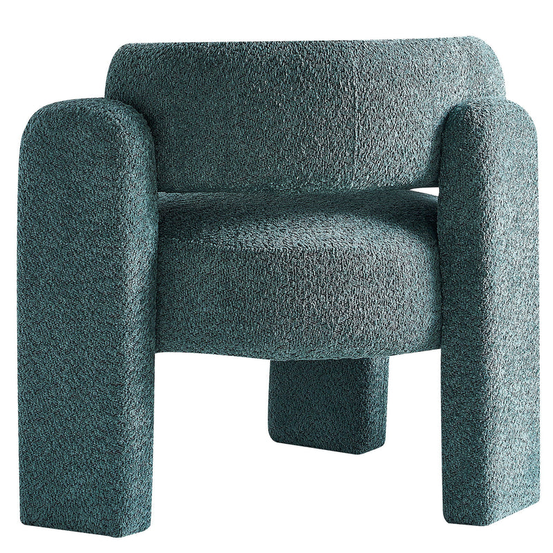 Boucle Upholstery Accent Chair