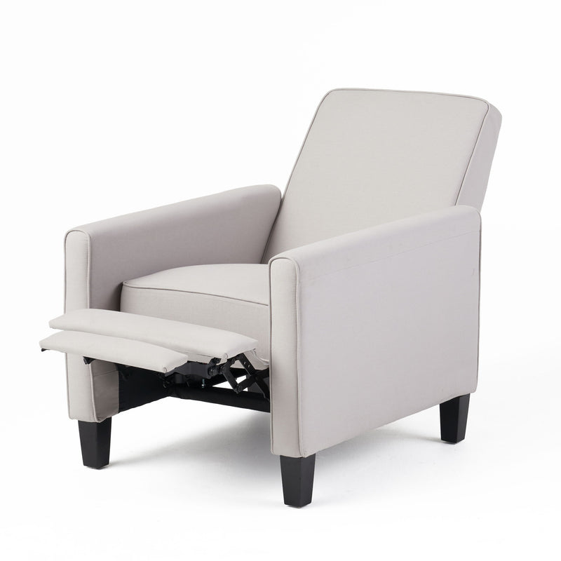 Linen Push Back Chair For Elegant Home