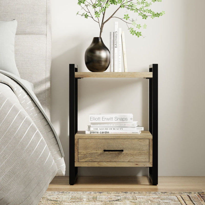 Riverside Bedside Table - Natural